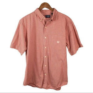 BF401 Chaps Ralph Lauren Plaid Button Shirt L